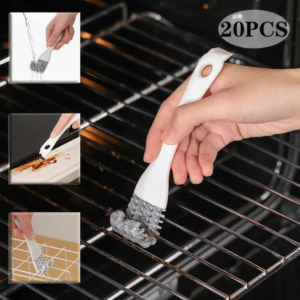 20PCS Multifunctional Stove Cleaning Brush Set: Perfect for Kitchen Stove, Crevices, Sinks, Dead Ends, Grills, and Griddles - Essential Small Brush for Household Cleaning